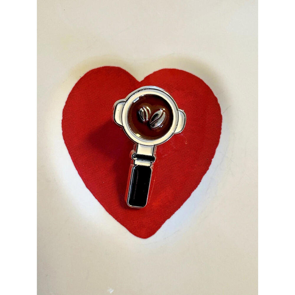 Brew Coffee Beans Enamel Pin -Wear Your Caffeine Fashion/Jewelry